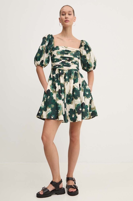 Šaty Abercrombie & Fitch mini zelená KI159.4747.304