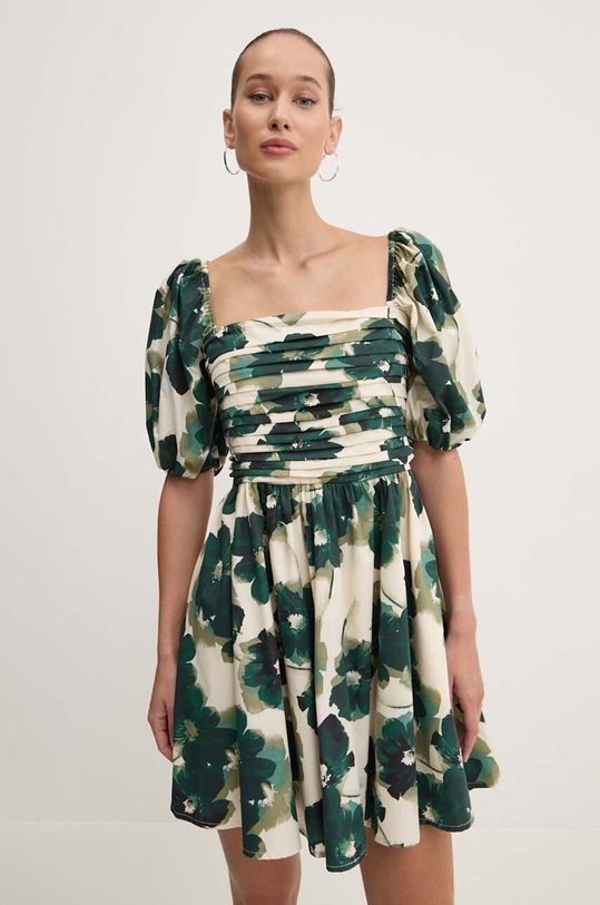 Šaty Abercrombie & Fitch KI159.4747.304 zelená AW24