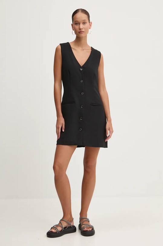 Šaty Abercrombie & Fitch KI159.4788.900 černá AW24