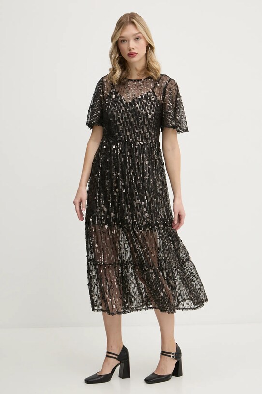 Superdry rochie W8011781A.SG3 negru AW24