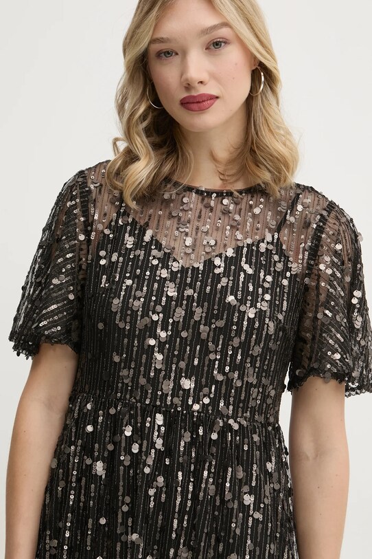 Superdry rochie negru W8011781A.SG3