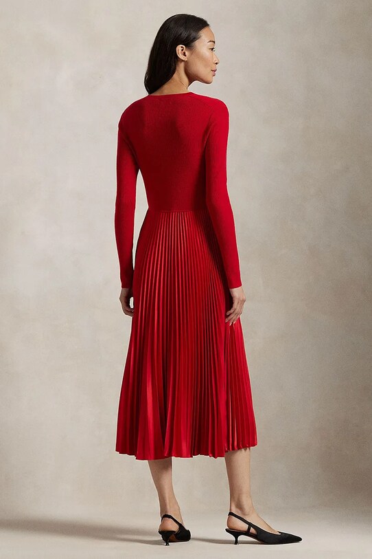 Polo Ralph Lauren dress 211948693 red AW24