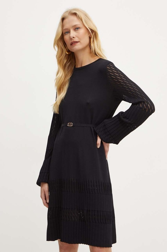 Šaty Twinset mini černá 242TP3550