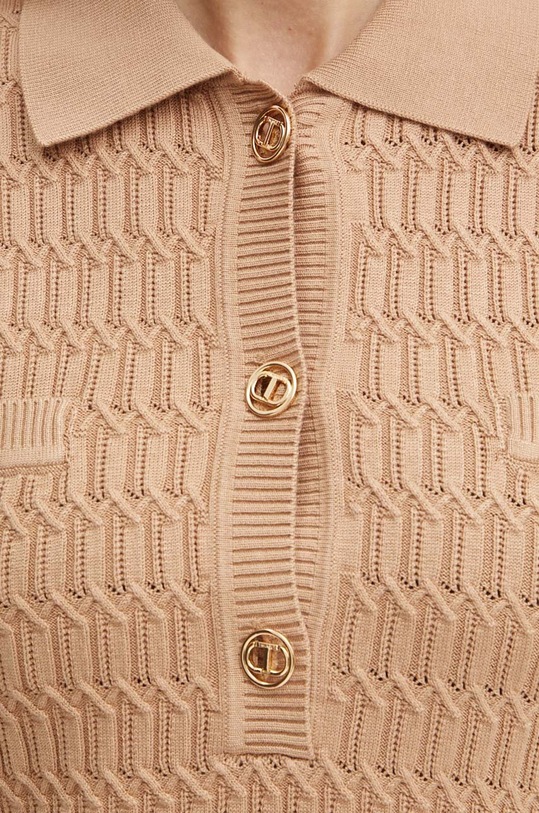 Twinset sukienka 242TP3343 brązowy