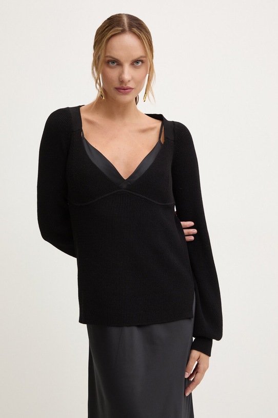 Twinset sukienka i sweter 242TP3112 czarny