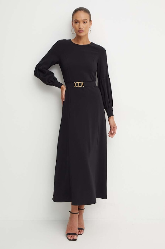 Šaty Twinset maxi černá 242TP208A