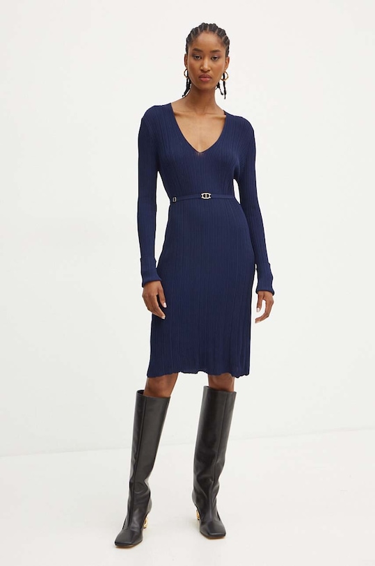 Φόρεμα Twinset σκούρο μπλε 242TP3041