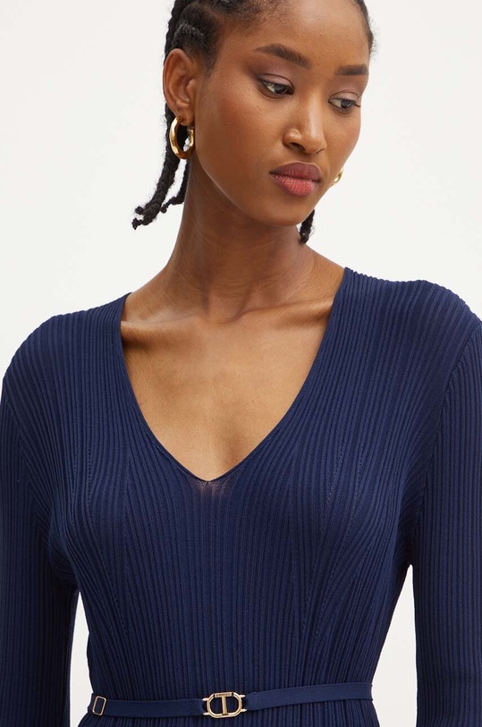 Φόρεμα Twinset 242TP3041 σκούρο μπλε