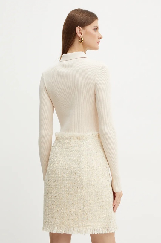 Oblečenie Šaty s prímesou vlny Twinset 242TP3670 béžová