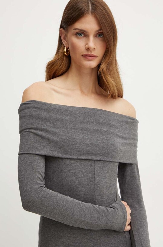 Twinset sukienka szary 242LI2JEE
