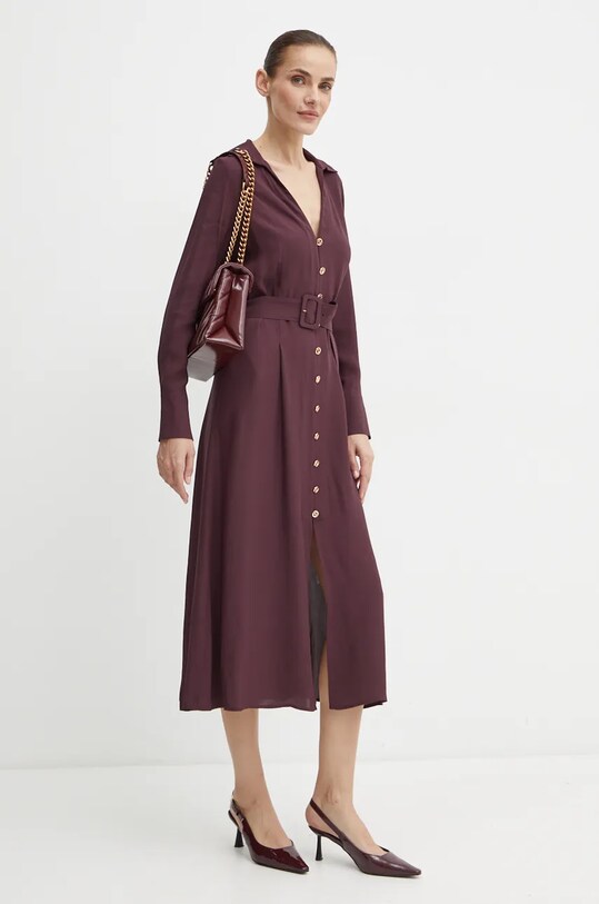 Платье Twinset 242TT2320 бордо AW24