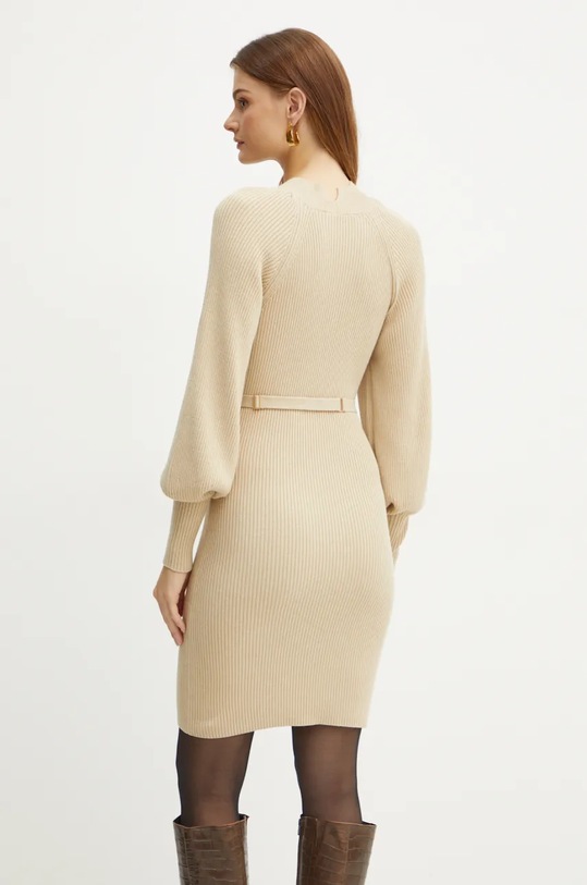Oblečení Šaty z vlněné směsi Twinset 242TT3063 béžová