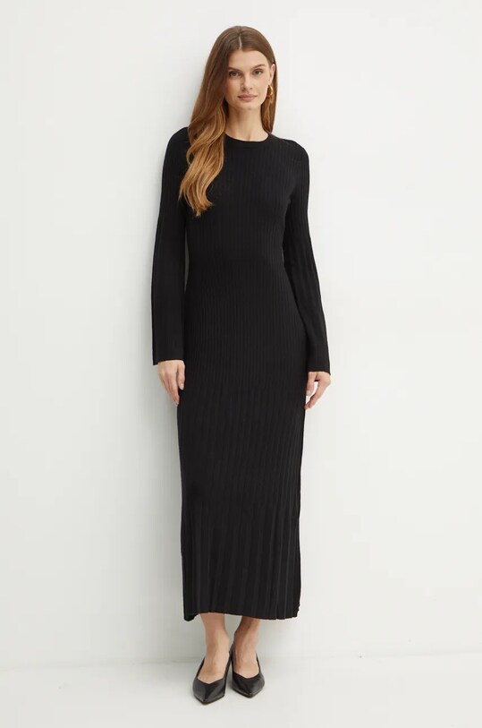 Сукня з домішкою вовни Twinset 242TT3450 чорний AW24