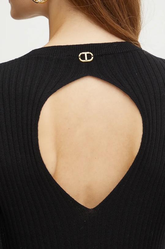 Сукня з домішкою вовни Twinset 242TT3450 чорний