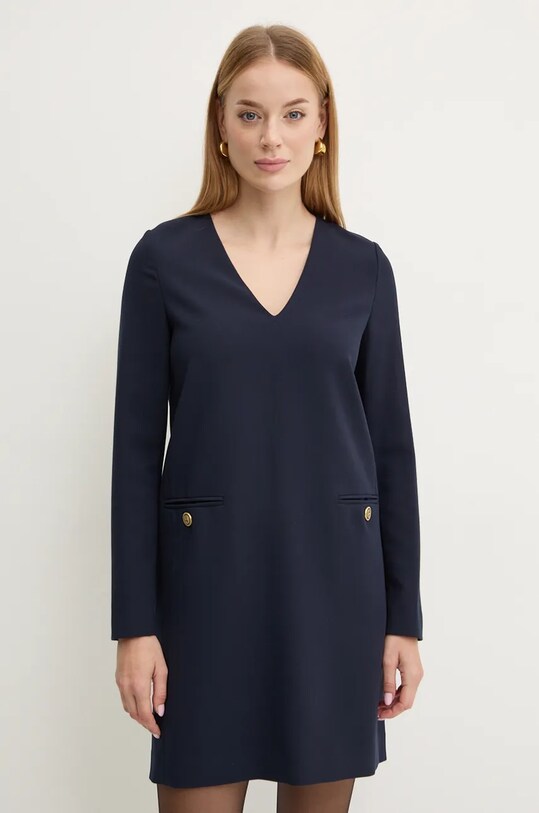 Сукня Twinset довгий темно-синій 242TT2102
