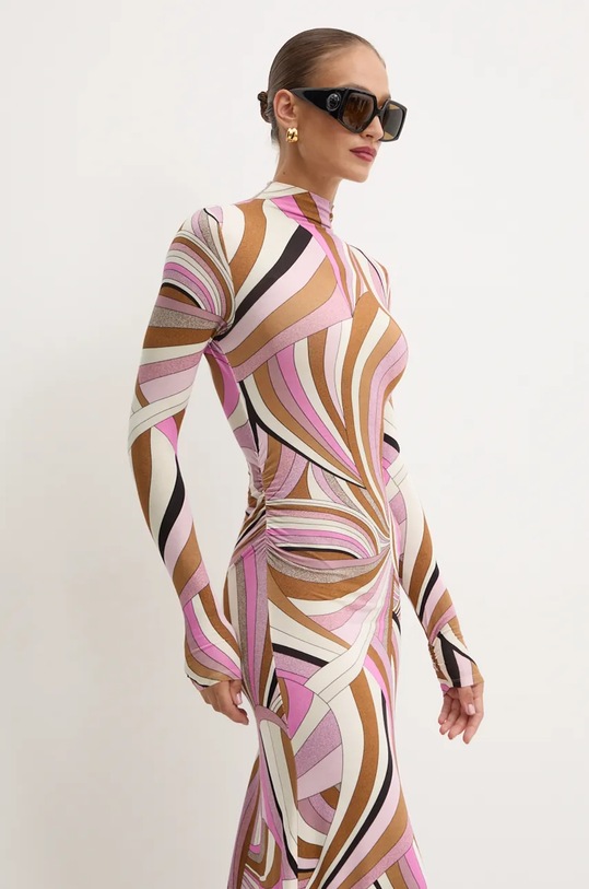 Šaty z vlněné směsi Marella 2423626082200 vícebarevná AW24