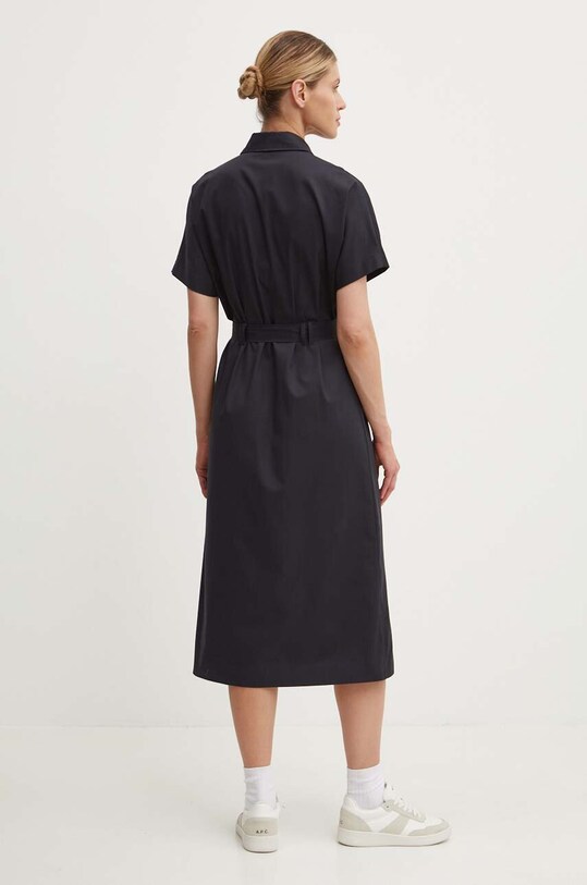 Одежда Хлопковое платье A.P.C. robe new drew COGZR.F05959 тёмно-синий