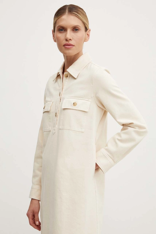 Джинсовое платье A.P.C. robe mia бежевый COGZV.F05878