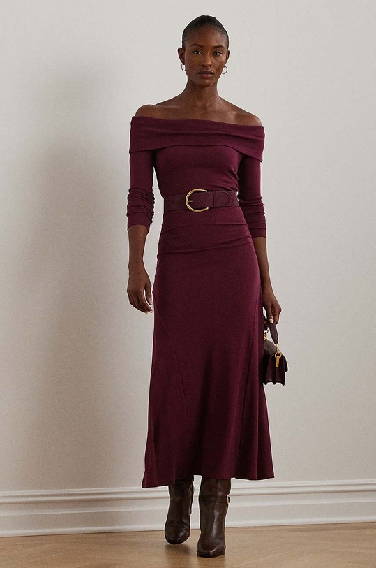 Lauren Ralph Lauren rochie midi rosu 200951342