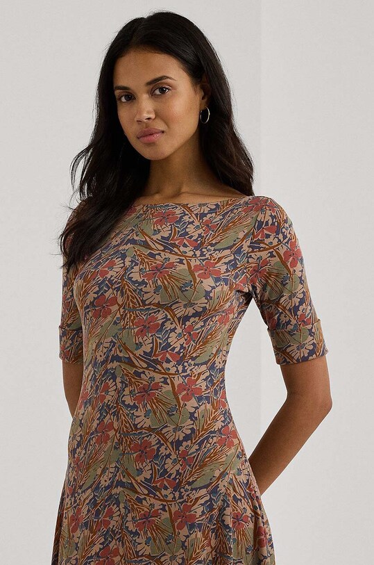 Одяг Бавовняна сукня Lauren Ralph Lauren 250951441 білий