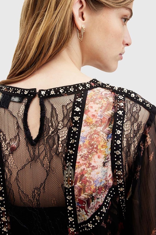 AllSaints rochie LUCIA KORA DRESS negru W103DA