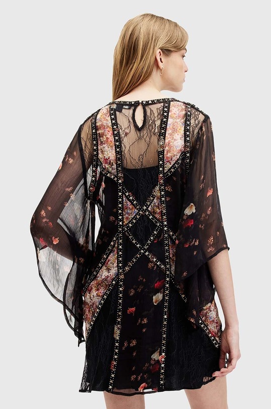 AllSaints rochie LUCIA KORA DRESS W103DA negru