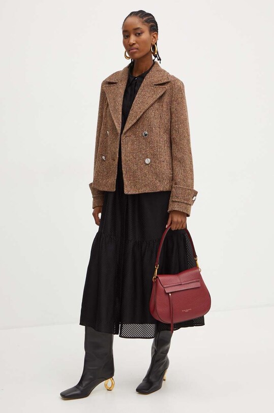 BOSS sukienka 50528561 czarny AW24