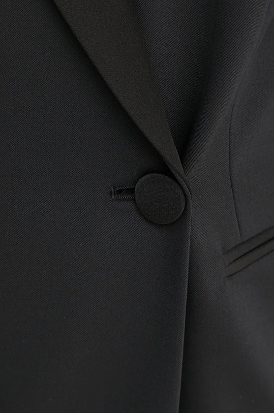 BOSS rochie din amestec de lana 50528596 negru