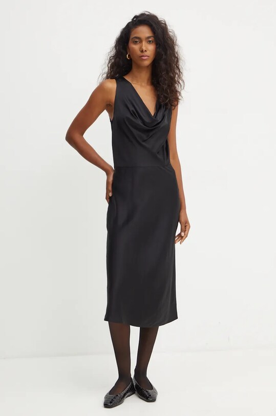 BOSS rochie 50528773 negru AW24