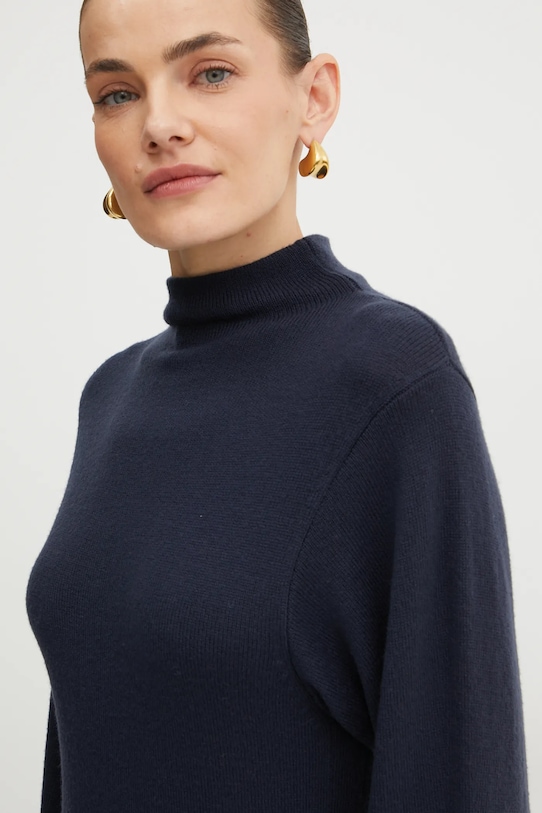 MAX&Co. sukienka wełniana 2426326014200 granatowy