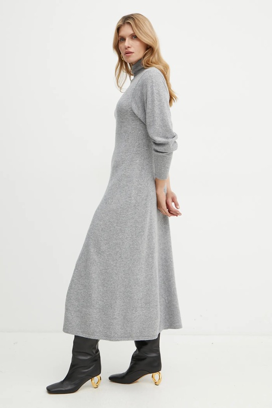 Vlněné šaty MAX&Co. 2426326014200 šedá AW24