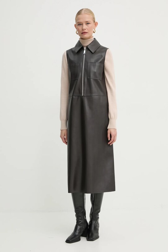 Φόρεμα MAX&Co. ίσιο καφέ 2426626034200