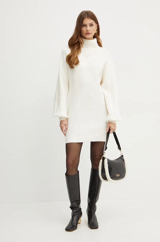Платье с примесью шерсти Guess KATIE W4BK0C.Z3IZ2 бежевый NC24