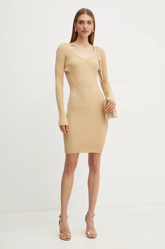 Guess sukienka ISABELLA W4BK07.Z3HP2 beżowy AW24