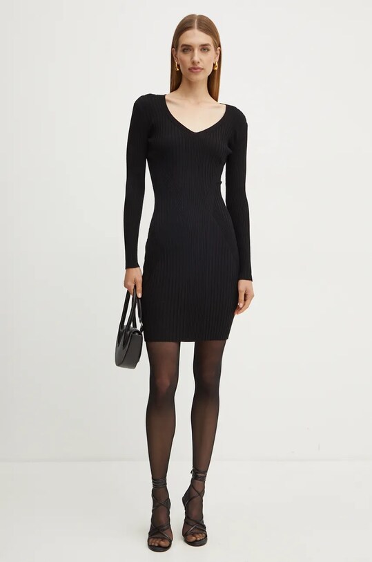 Šaty Guess ISABELLA W4BK07.Z3HP2 čierna AW24