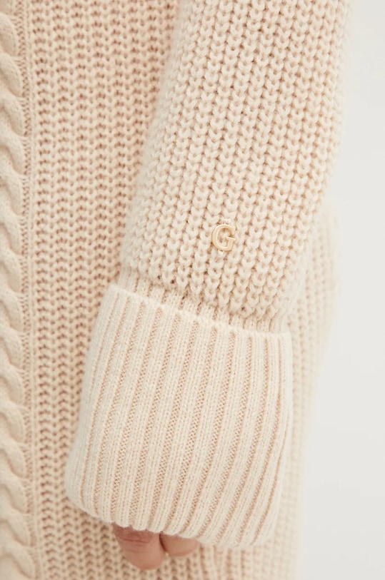 Šaty z vlněné směsi Guess SERENA W4BK17.Z3HW0 růžová