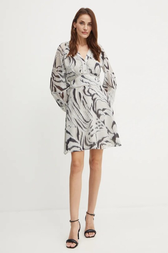 Φόρεμα Guess YVETTE W4BK29.WDW82 μπεζ AW24