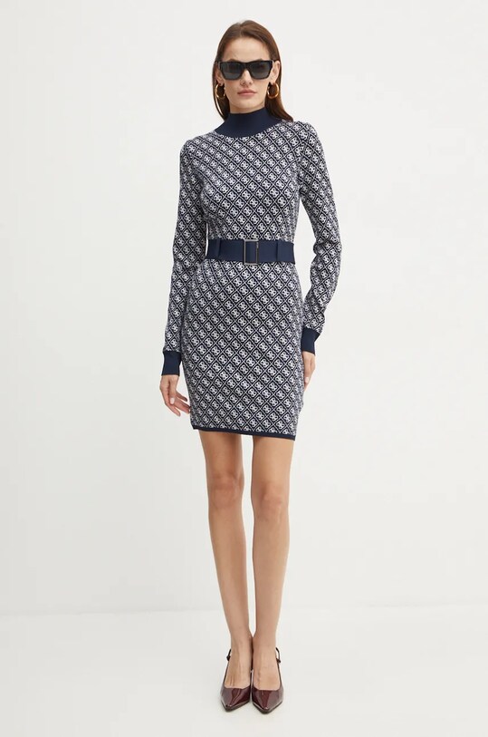Šaty Guess LISE W4BK43.Z37K0 tmavomodrá AW24
