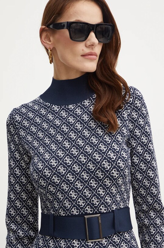 Šaty Guess LISE tmavomodrá W4BK43.Z37K0