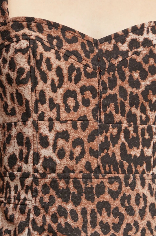 Guess sukienka W4BK93.WGIJ2 brązowy