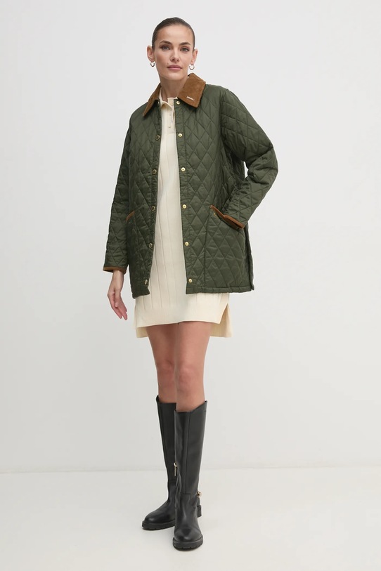 Lacoste rochie din bumbac EF3585 bej AW24