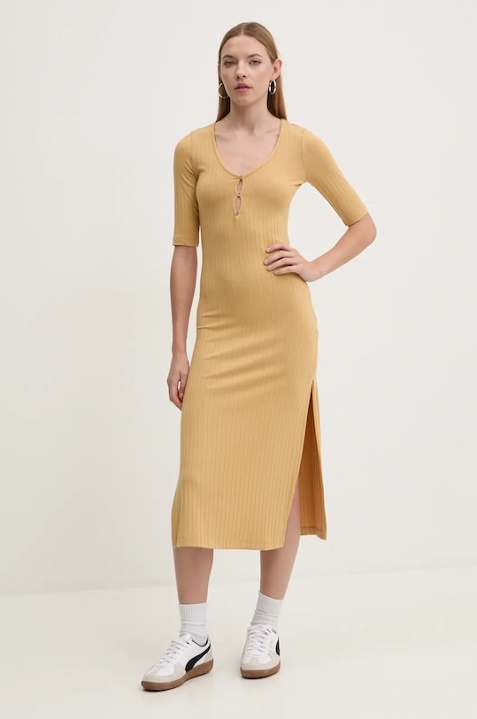 Billabong rochie Take Time galben EBJKD00107