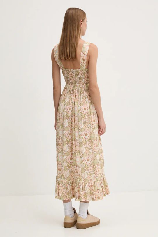 Ρούχα Φόρεμα Roxy Paradise Winds ERJWD03803 πράσινο