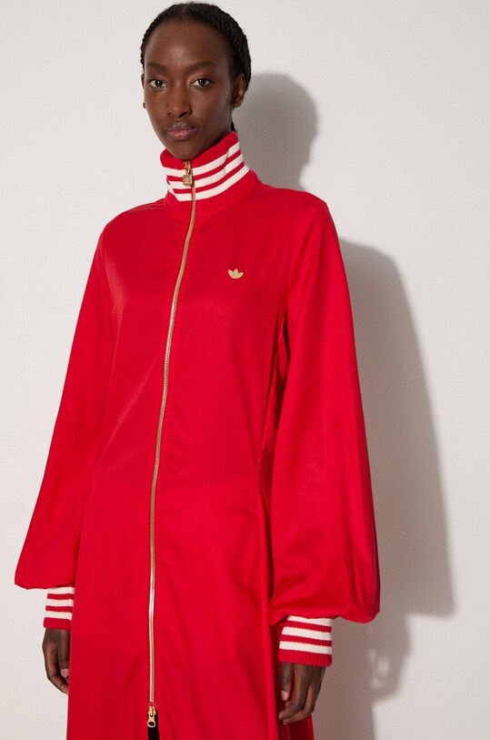 adidas Originals vestito Satin Dress rosso IX0946
