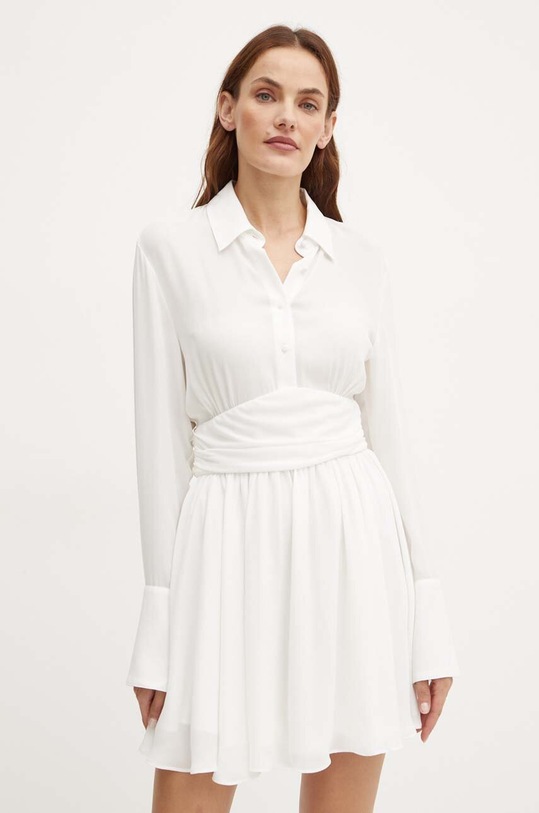 Bardot rochie JUSTINA fixat alb 59374DB