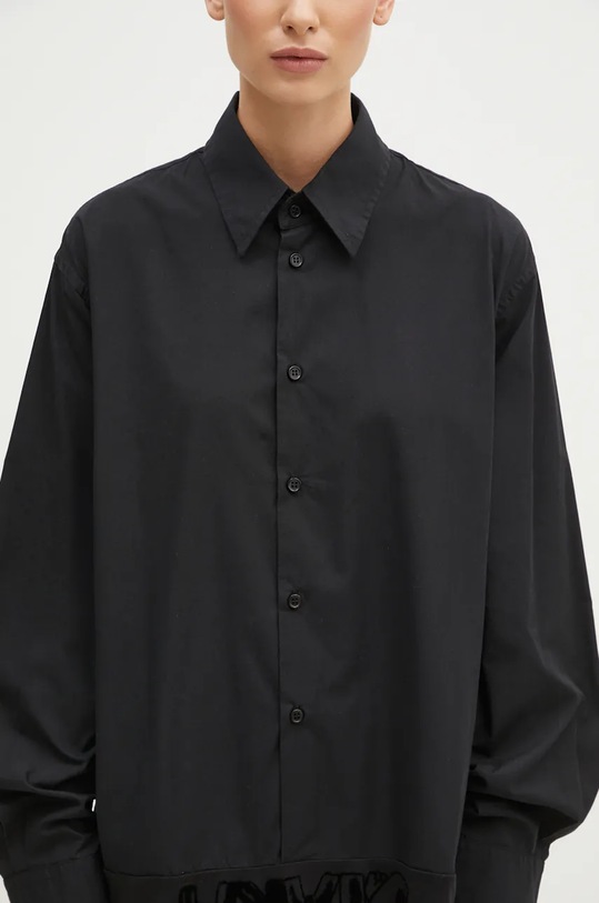 MM6 Maison Margiela vestito in cotone nero S52CT0781.MTJ011