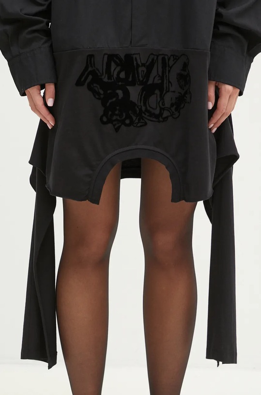 MM6 Maison Margiela vestito in cotone S52CT0781.MTJ011 nero