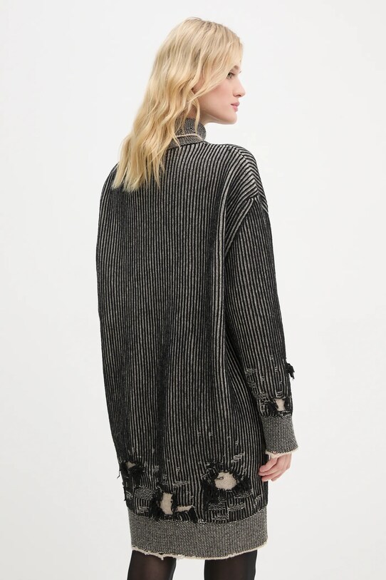 Дрехи Вълнена рокля с две лица MM6 Maison Margiela S62DA0031.M13076 черен