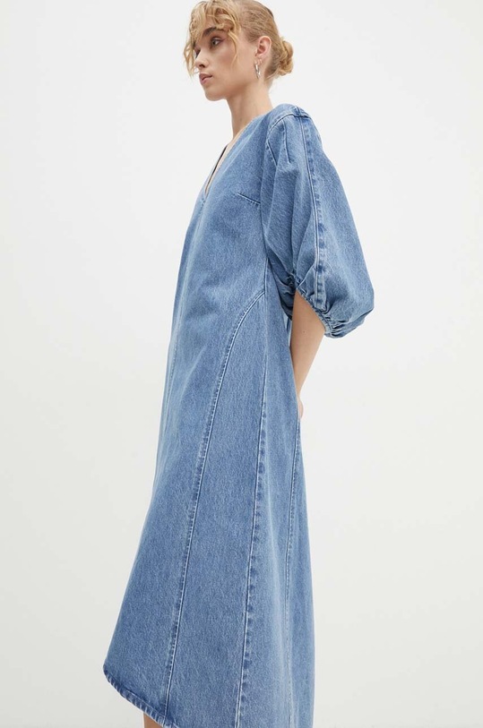 Stine Goya rochie din denim albastru D005.2251