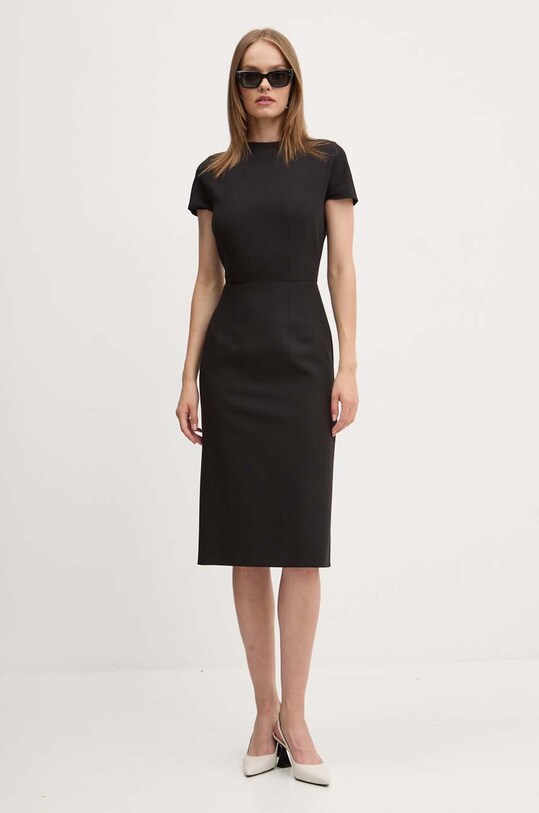 HUGO rochie 50525211 negru AW24